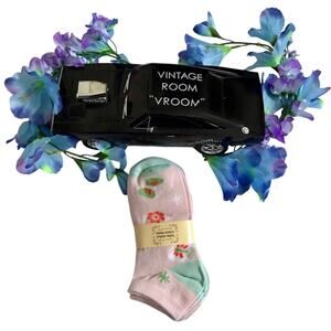 Tutu Anna NWT 5 Pairs No Show Light Pink and Pastel Green Socks Women OS